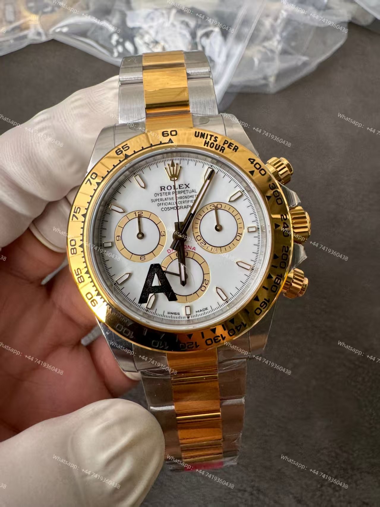 Rolex Super Clone Daytona M126503-0001 White Dial Two-Tone 4131 Movement