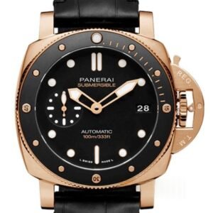 Panerai Super Clone Submersible PAM00974 Rose Gold 42MM