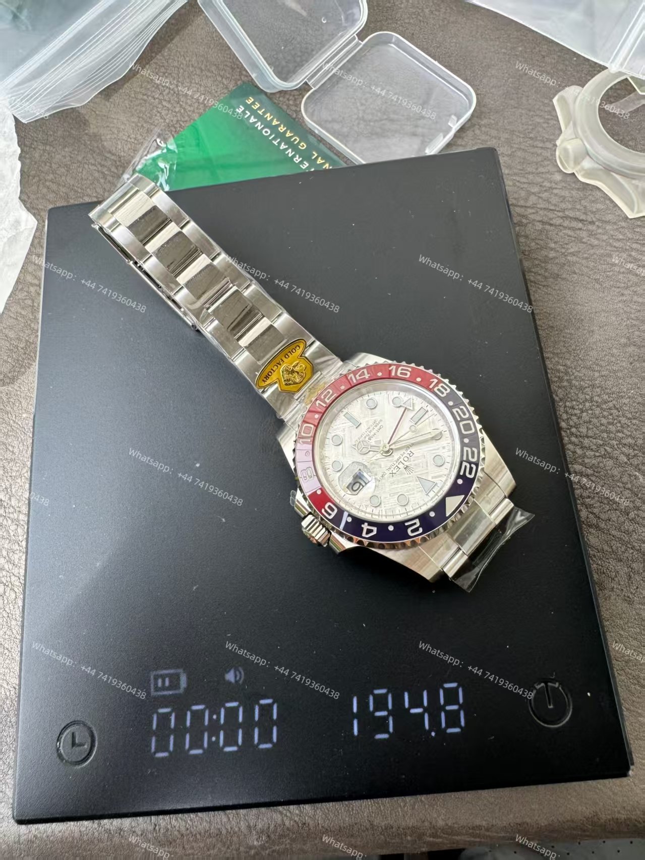 Rolex GMT Master II 1:1 Replica – M126719BLRO-0002 Meteorite Dial Pepsi Bezel 3285 Movement Super Clone Watch