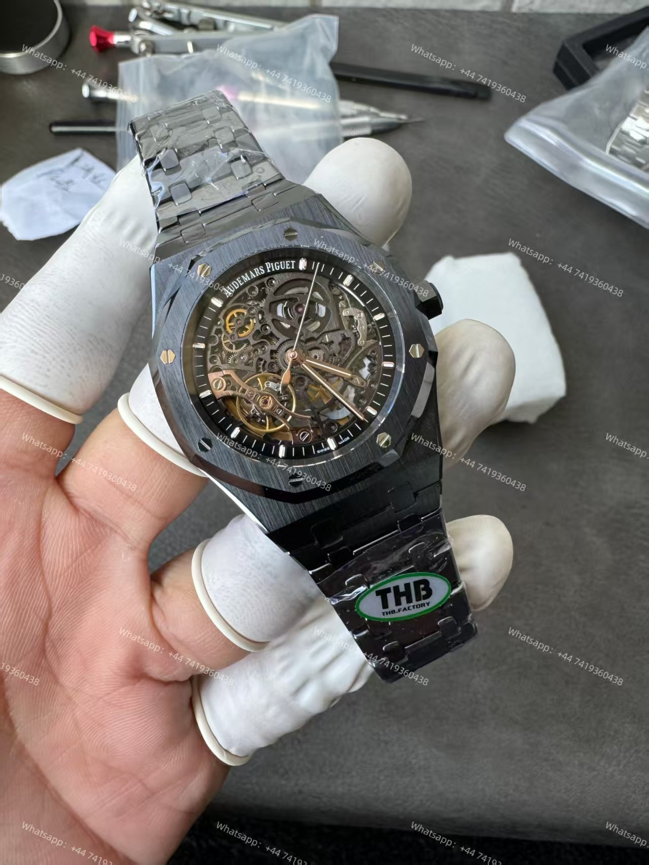 Audemars Piguet Super Clone Royal Oak 15407 Ceramic Skeleton Dial 41MM