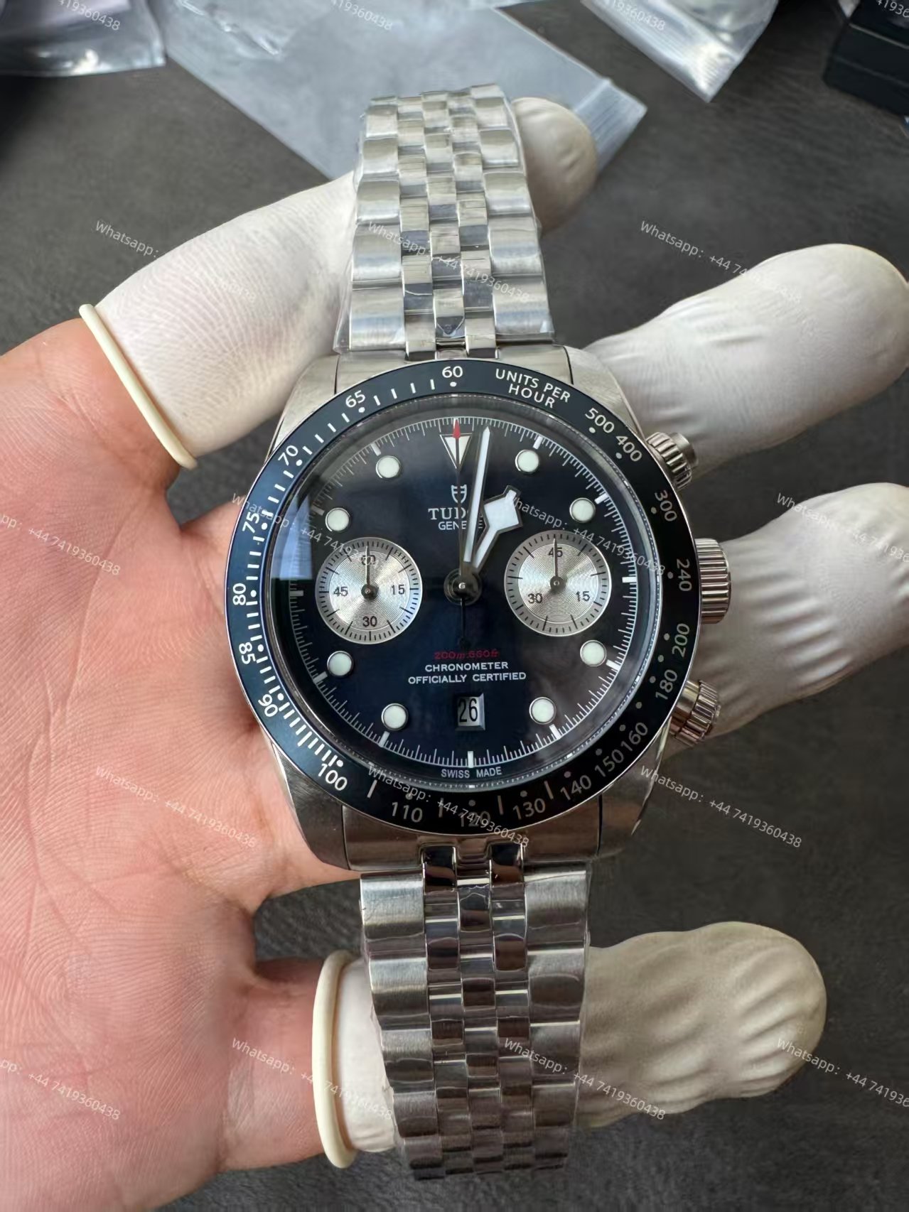 Tudor Super Clone Black Bay Chronograph  M79360B-0002 Blue dial