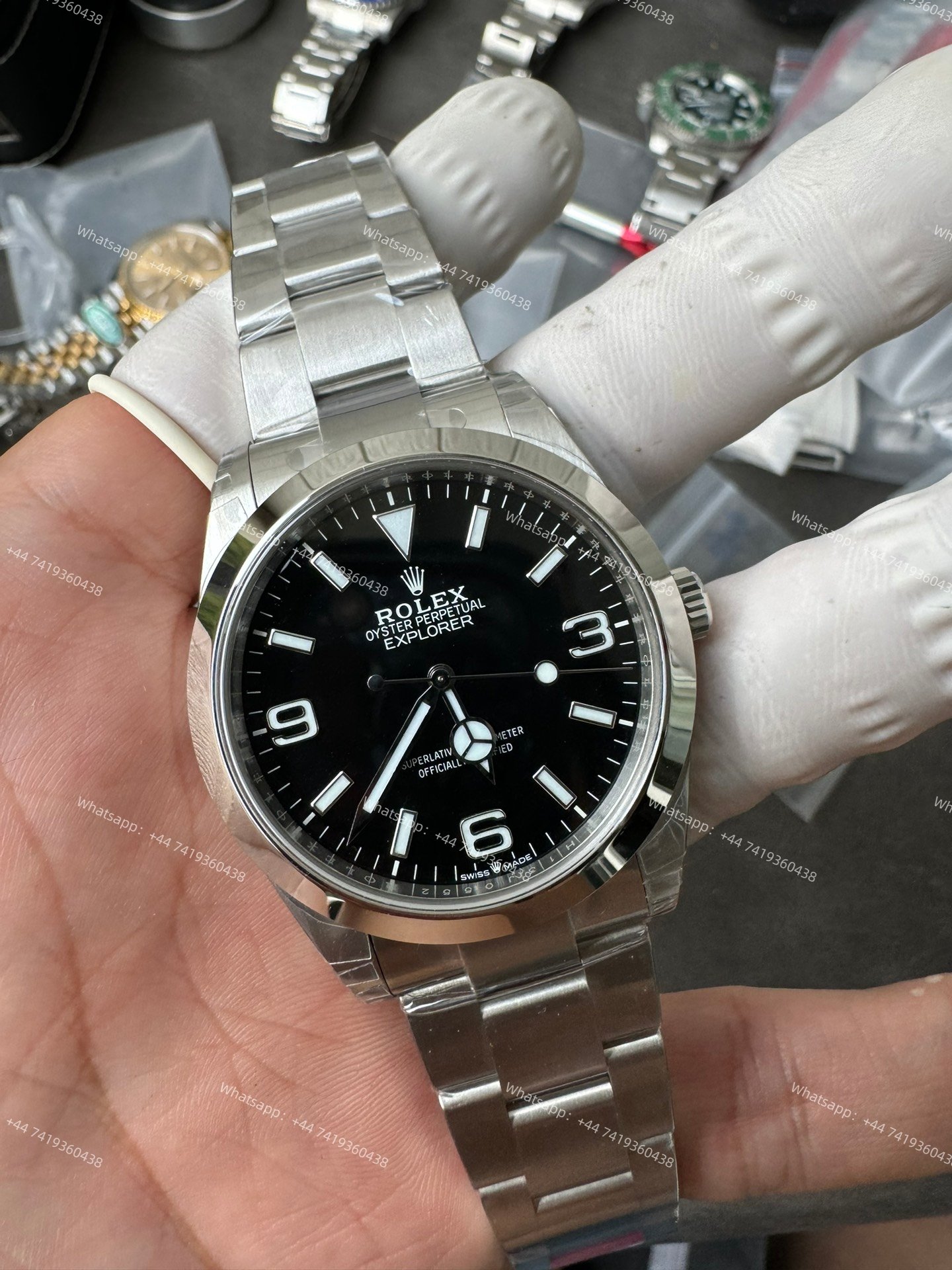 Rolex Explorer M224270-0001 1:1 Replica Black Dial 40MM 3230 Movement Super Clone Watch