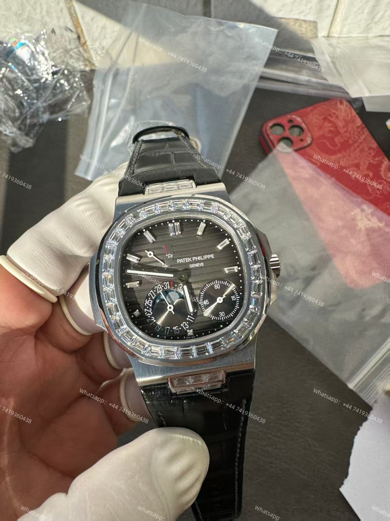 Patek Philippe Super Clone Nautilus 5712G-001 Grey Dial Moon Phase 40MM