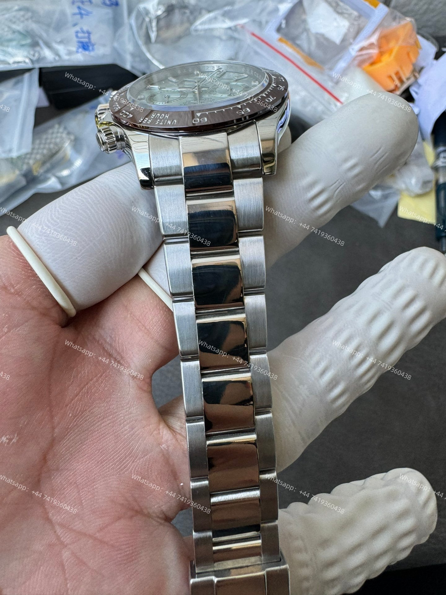 Rolex Daytona M116506-0002 Ice Blue Dial 1:1 Replica Watch – Platinum Tone Super Clone 4130