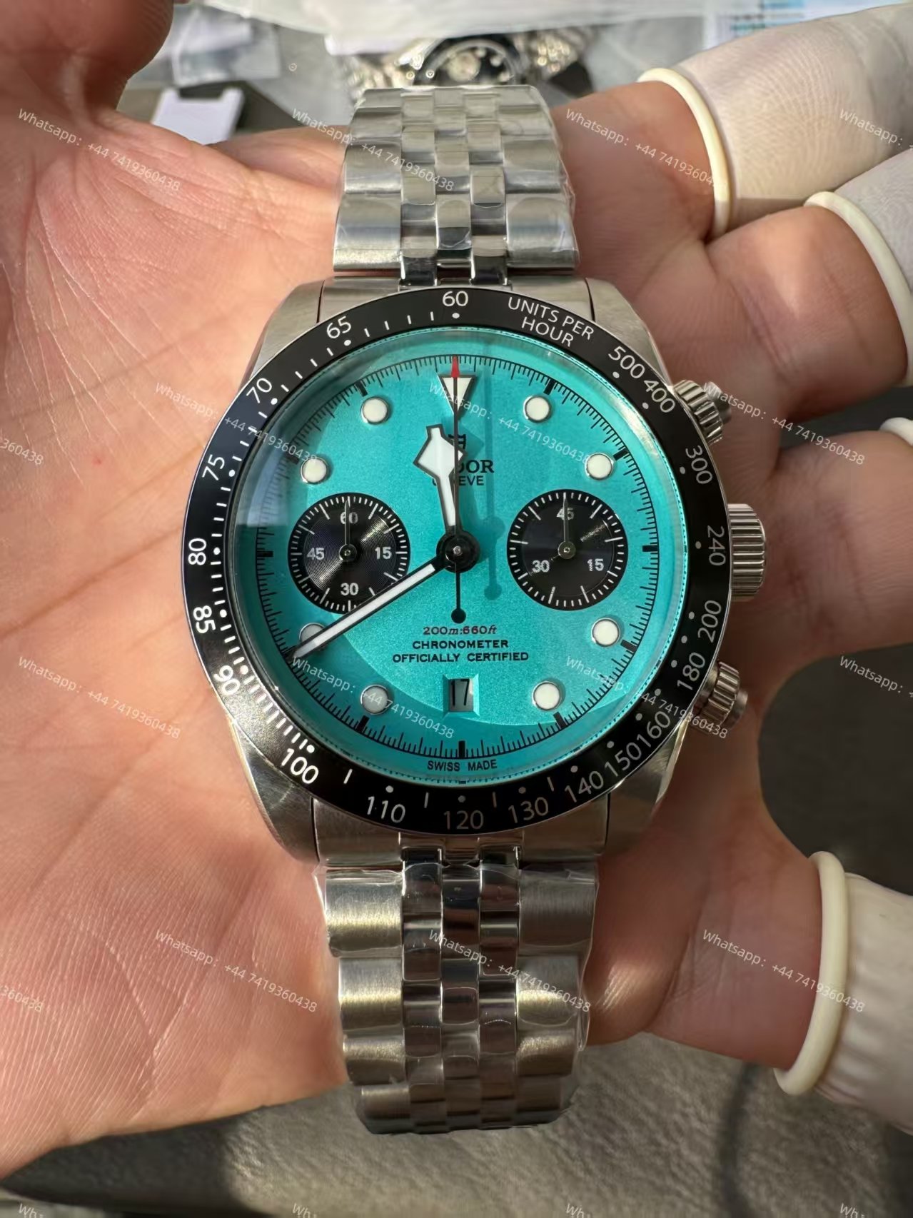 Tudor Super Clone Black Bay M79360N-0024 Tiffany Blue Dial