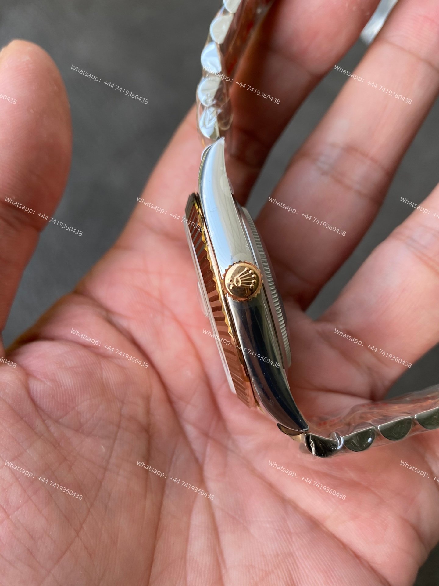 Rolex Datejust M126331-0008 1:1 Replica Rose Gold Diamond Dial Jubilee 41MM 3235 Movement Super Clone Watch