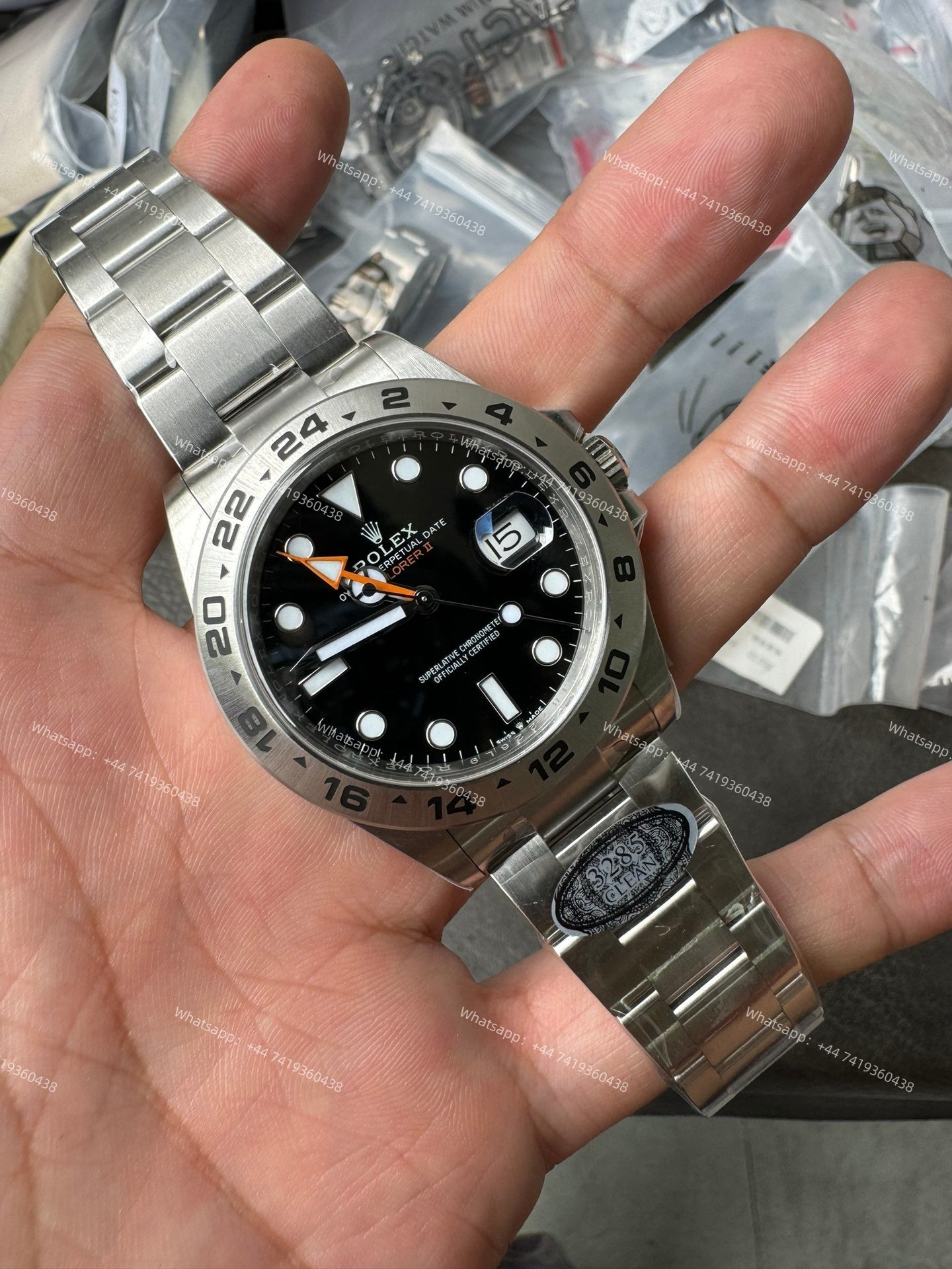 Rolex Explorer II M226570-0002 1:1 Replica Black Dial 42MM 3285 Movement Super Clone Watch