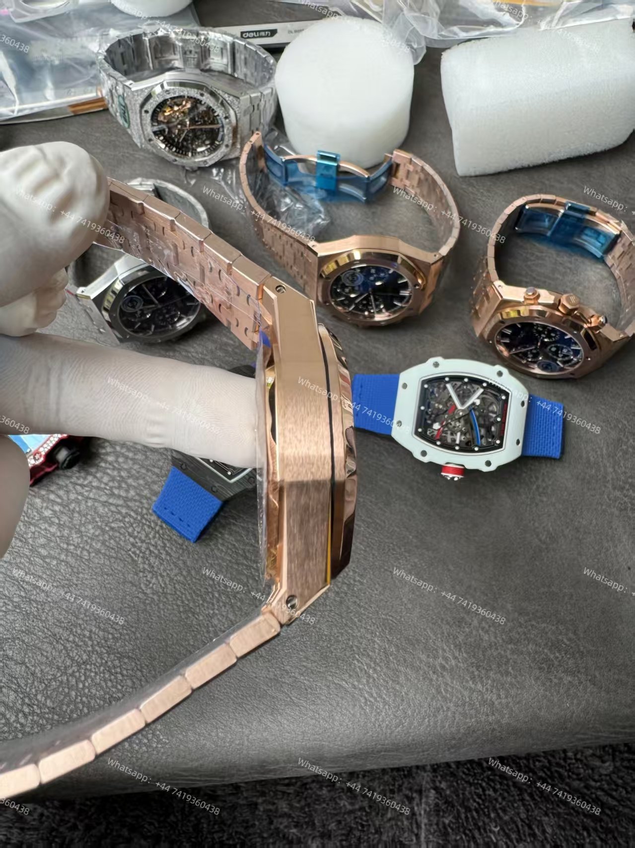 Audemars Piguet Super Clone Royal Oak Rose Gold Black dial 26240 Chronograph 41mm Cal.4401