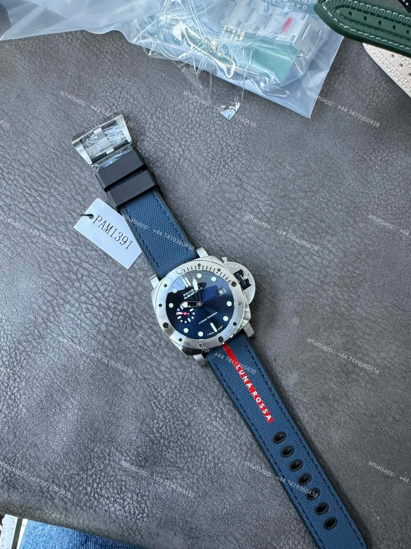 Panerai Super Clone Submersible PAM01391 44MM Blue Dial