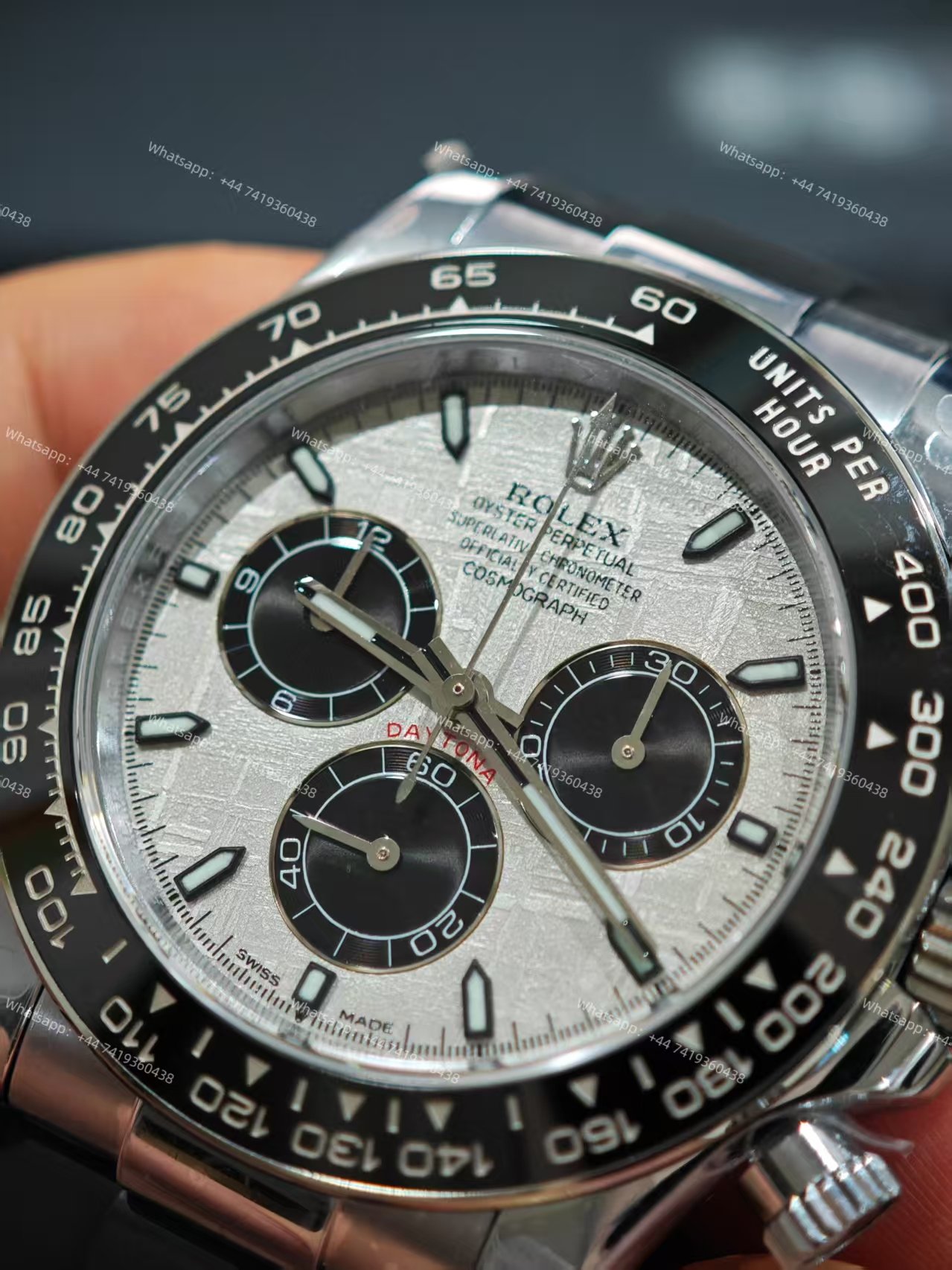 Rolex Super Clone Daytona M126519LN-0007 Meteorite Dial  4131 Movement