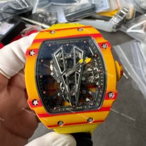 Super Clone Richard Mille RM 27-03 Rafael Nadal Limited Edition NTPT Carbon Fiber Tourbillon 1:1 Replica Watch