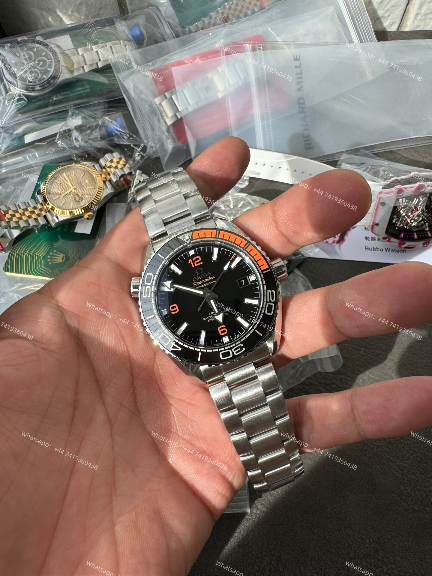 Omega Super Clone Seamaster Planet Ocean 600M 215.30.44.21.01.002 43.5mm Black Ceramic Dial Stainless Steel