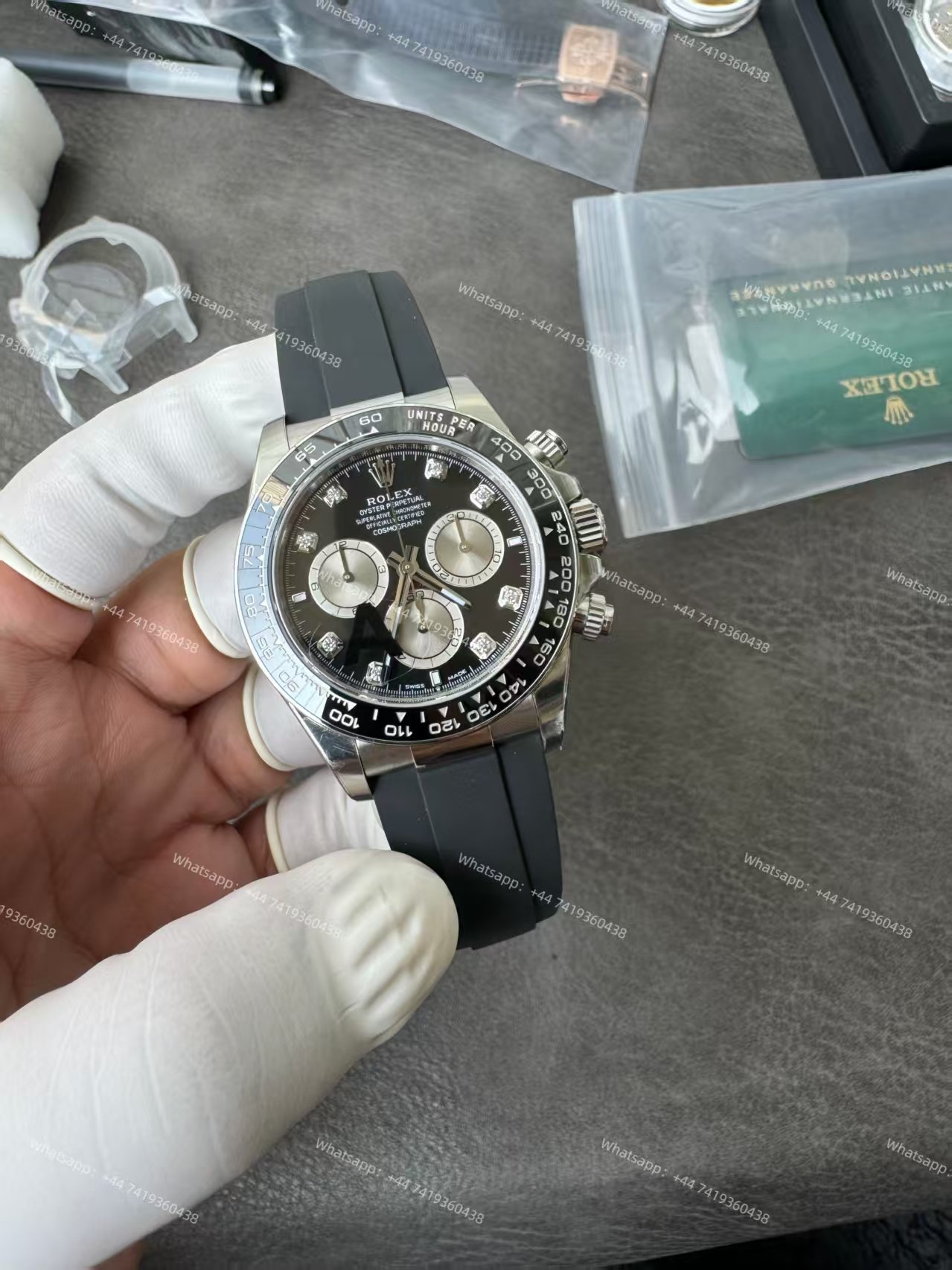 Rolex Super Clone Daytona M126519LN-0004 Diamond Dial 4131 Movement