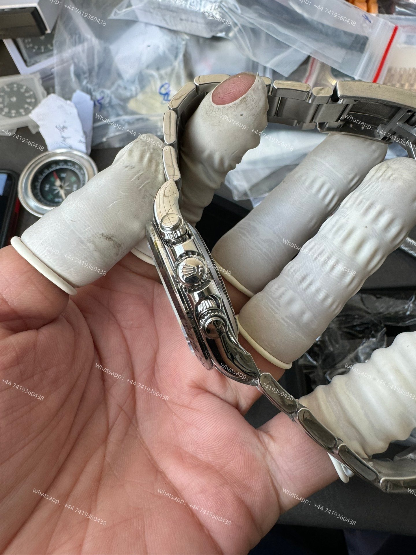 Rolex Daytona 1:1 Replica – M116509-0071 Blue Dial Steel Case 4130 Super Clone Watch