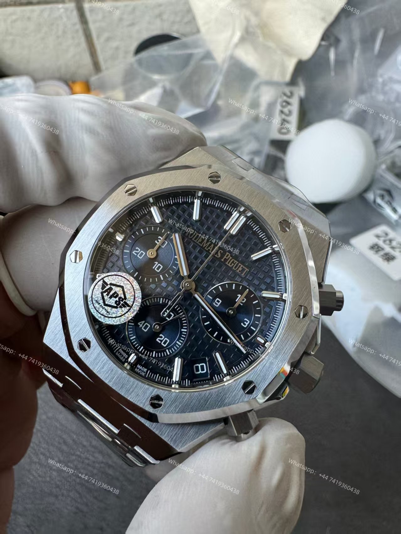 Audemars Piguet Super Clone Royal Oak Blue Dial 26240 Chronograph 41mm Cal.4401