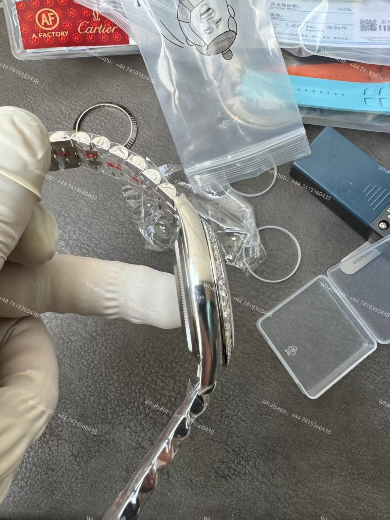 Rolex Datejust M126334-0020 1:1 Replica Mother of Pearl Diamond Dial Jubilee 41MM 3235 Movement Super Clone Watch