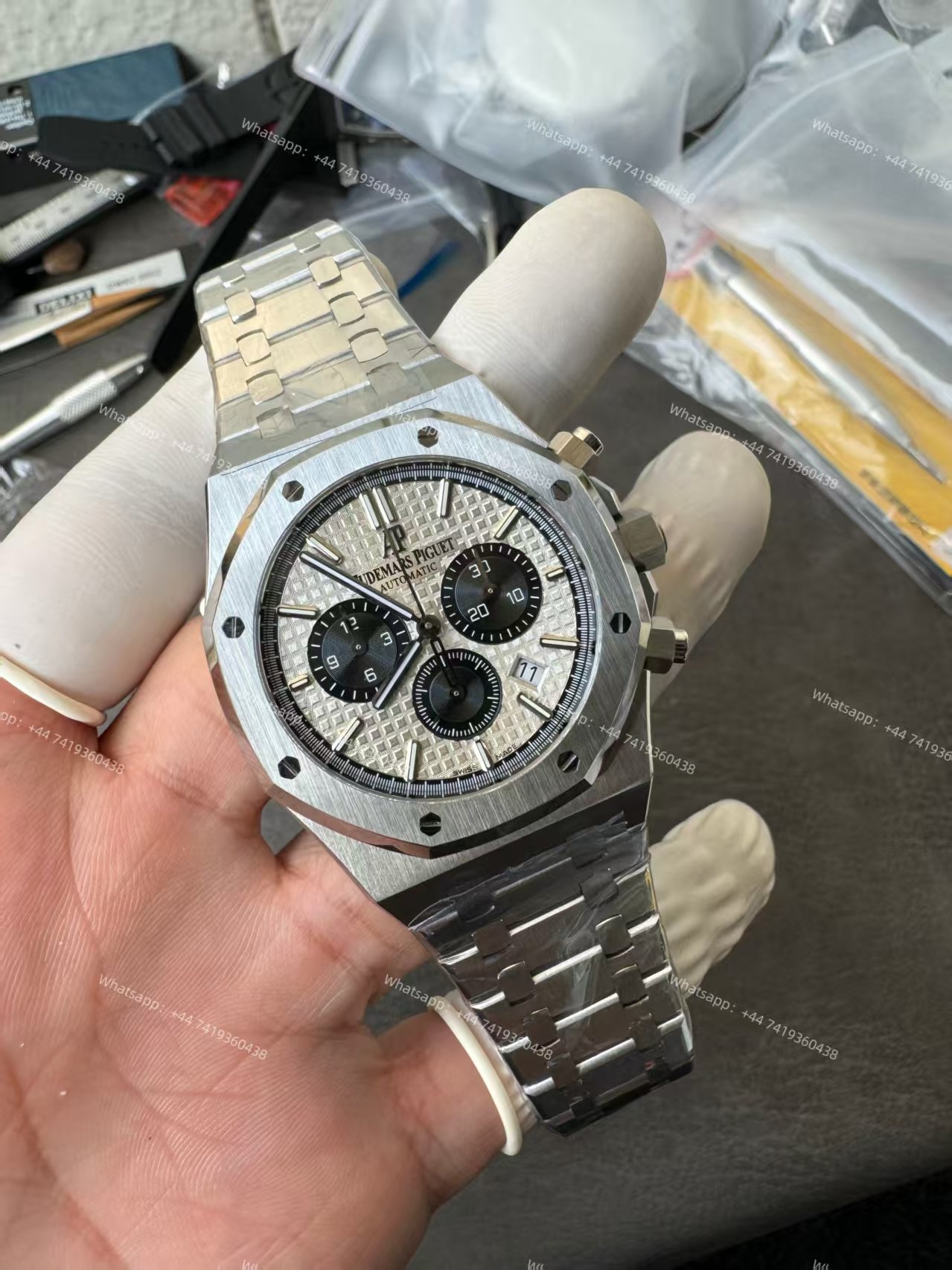 Audemars Piguet Super Clone Royal Oak White Dial 26331ST Chronograph 41mm