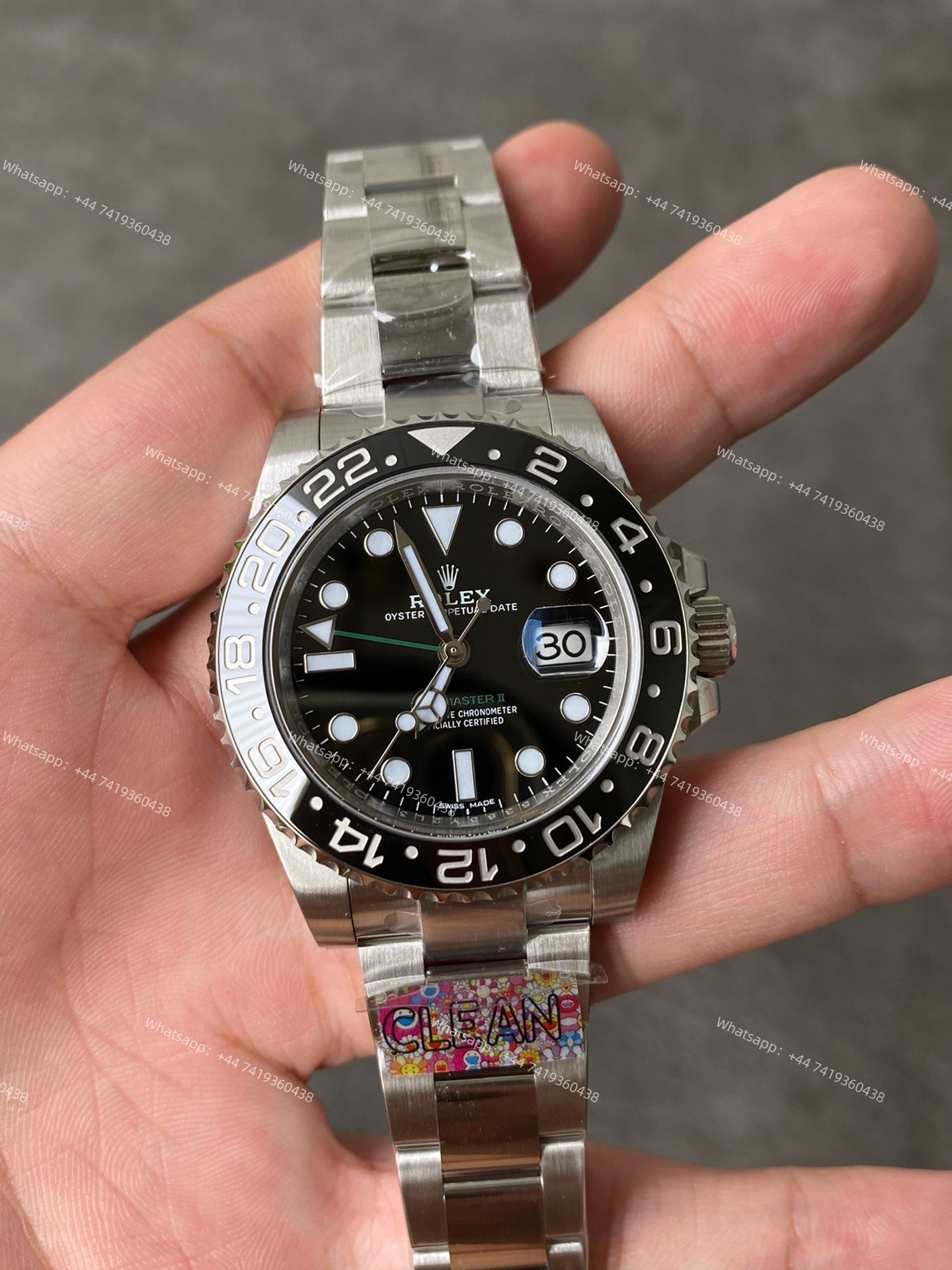 Rolex GMT Master II 116710LN-0001 1:1 Replica Black Ceramic Bezel Oyster 3186 Movement Super Clone Watch