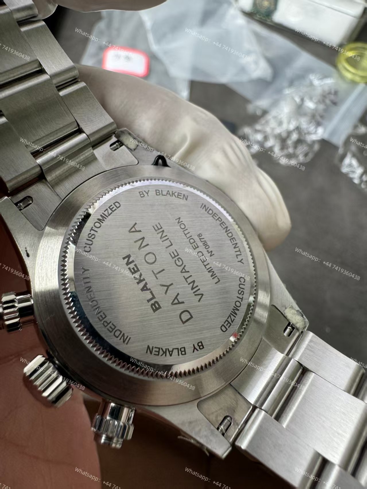 Rolex Daytona 116500 Customization Blaken Paul Newman 4130 Movement Best Super Clone