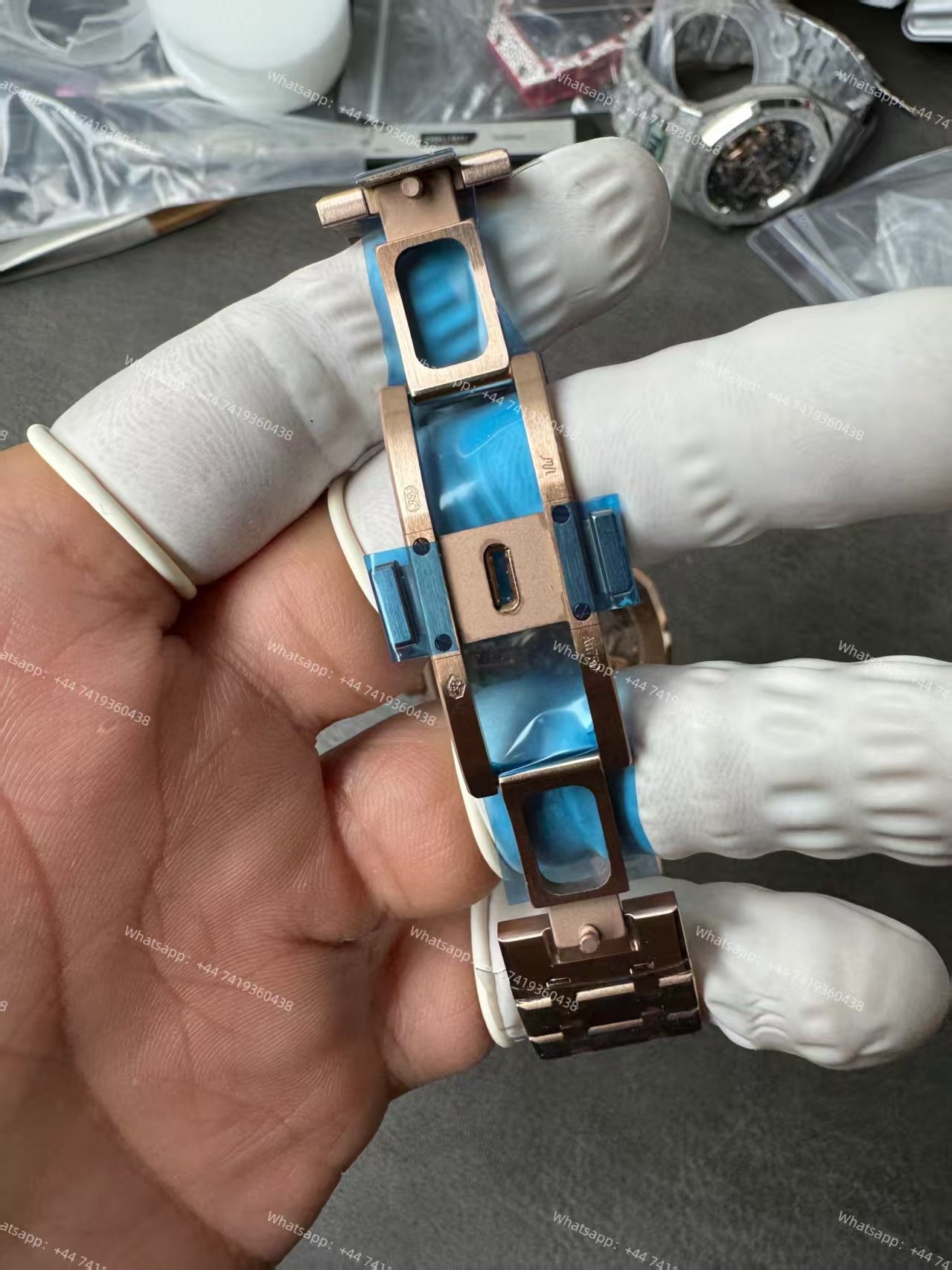 Audemars Piguet Super Clone Royal Oak Rose Gold Green Dial 26240 Chronograph 41mm Cal.4401