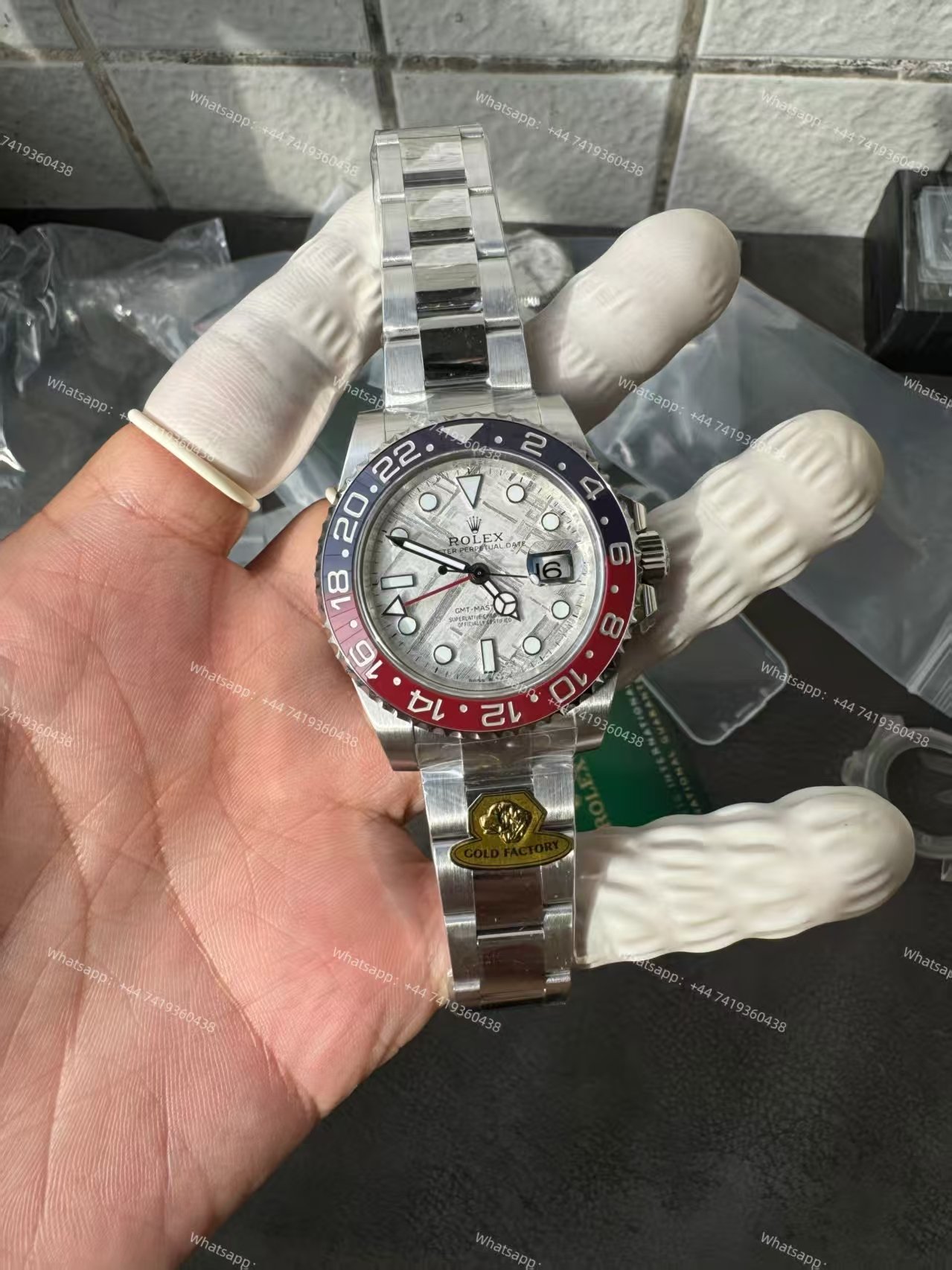 Rolex GMT Master II 1:1 Replica – M126719BLRO-0002 Meteorite Dial Pepsi Bezel 3285 Movement Super Clone Watch