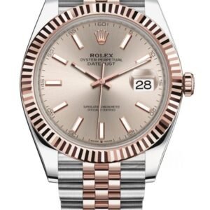 Rolex Datejust M126331-0010 1:1 Replica Eternal Rose Gold Jubilee 41MM 3235 Movement Super Clone Watch