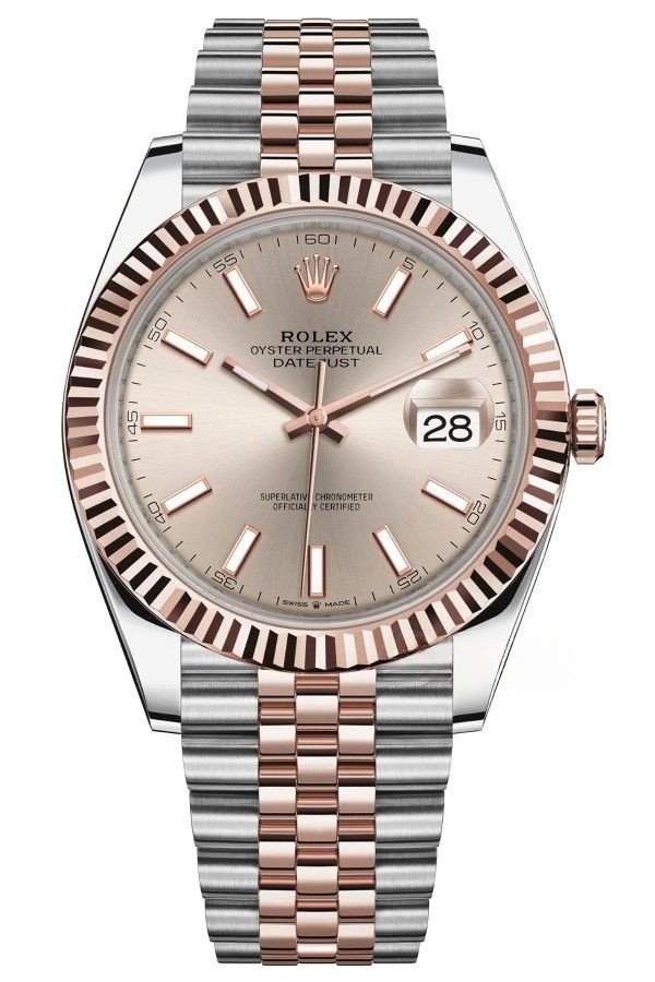 Rolex Datejust M126331-0010 1:1 Replica Eternal Rose Gold Jubilee 41MM 3235 Movement Super Clone Watch