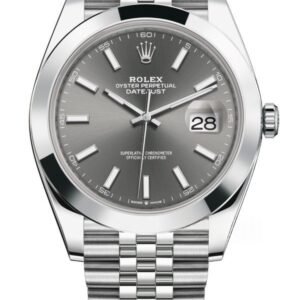 Rolex Datejust M126300-0008 1:1 Replica Gray Dial Jubilee 41MM 3235 Movement Super Clone Watch