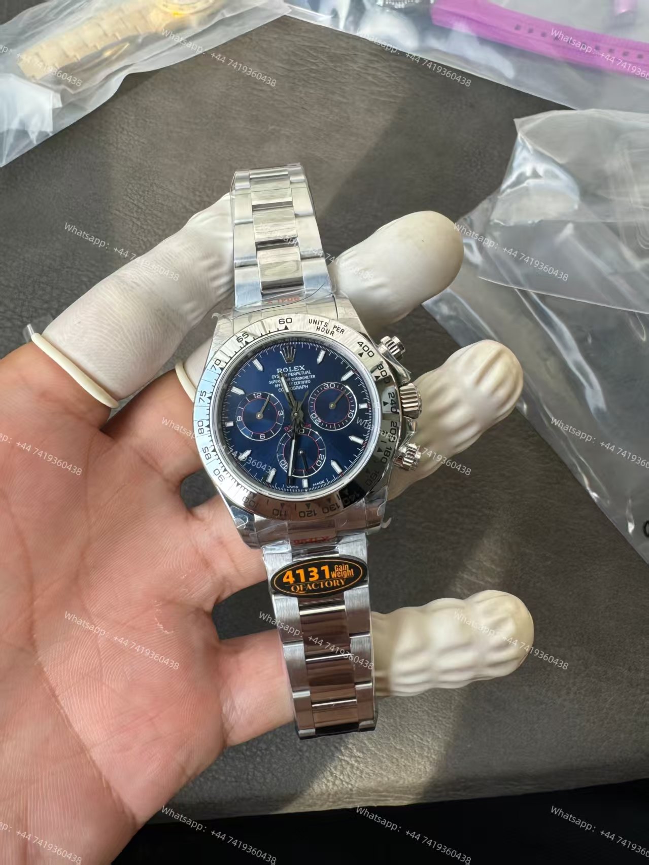 Rolex Super Clone Daytona M126509-0005 Blue Dial 4131 Movement