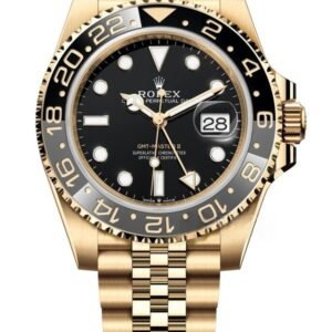 Rolex GMT Master II 1:1 Replica – M126718GRNR 18K Yellow Gold Jubilee 3285 Movement Super Clone Watch