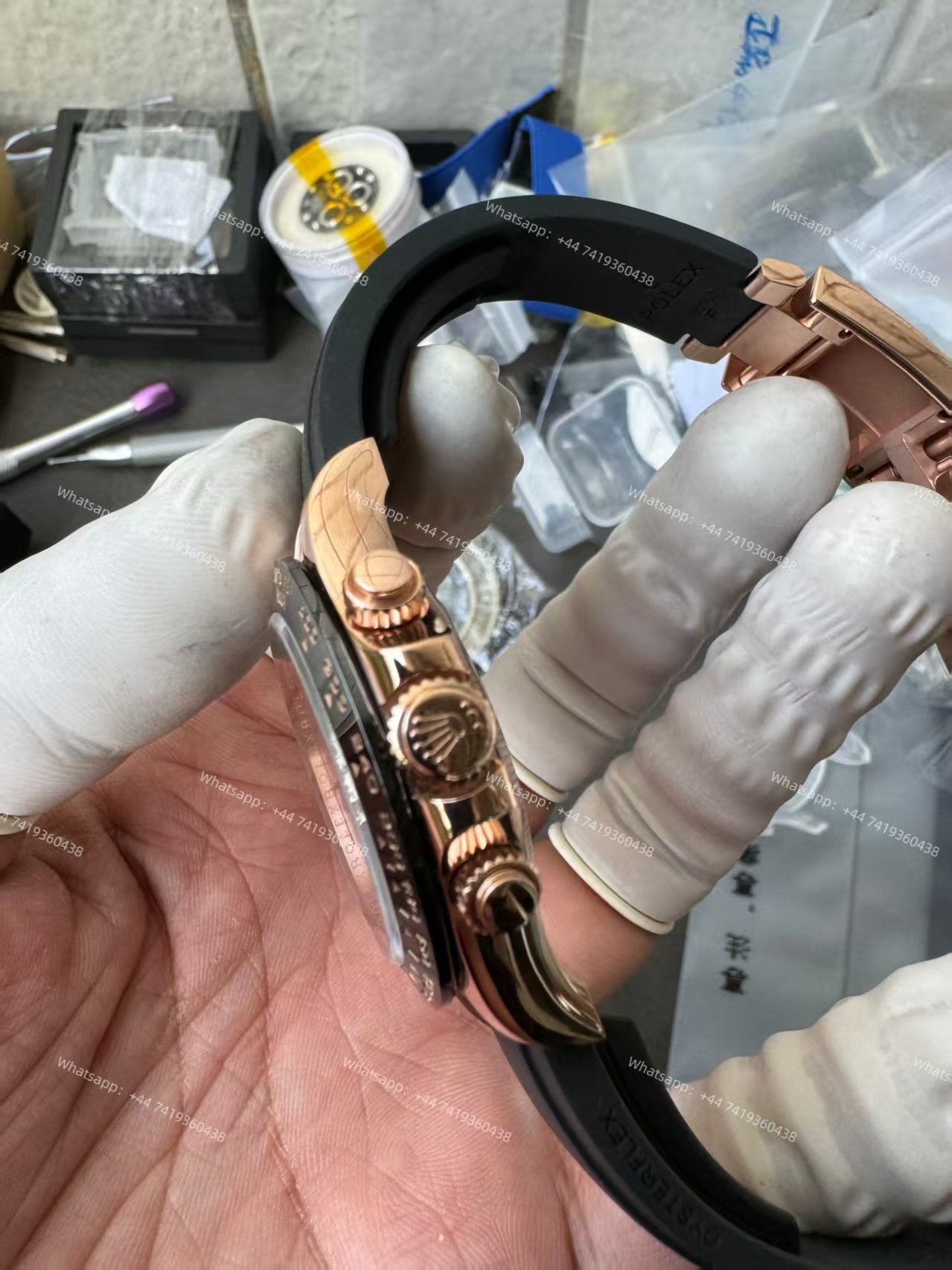 Rolex Daytona Super Clone M116515LN-0015 Rose Gold Chocolate Dial 4130 Movement