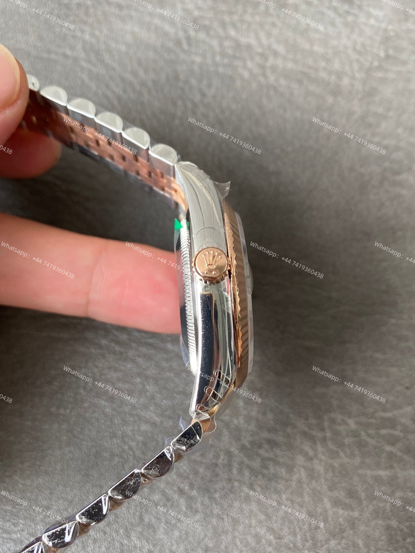 Rolex Datejust M126231-0039 1:1 Replica Water Ripple Diamond Silver Dial Jubilee 36MM 3235 Movement Super Clone Watch