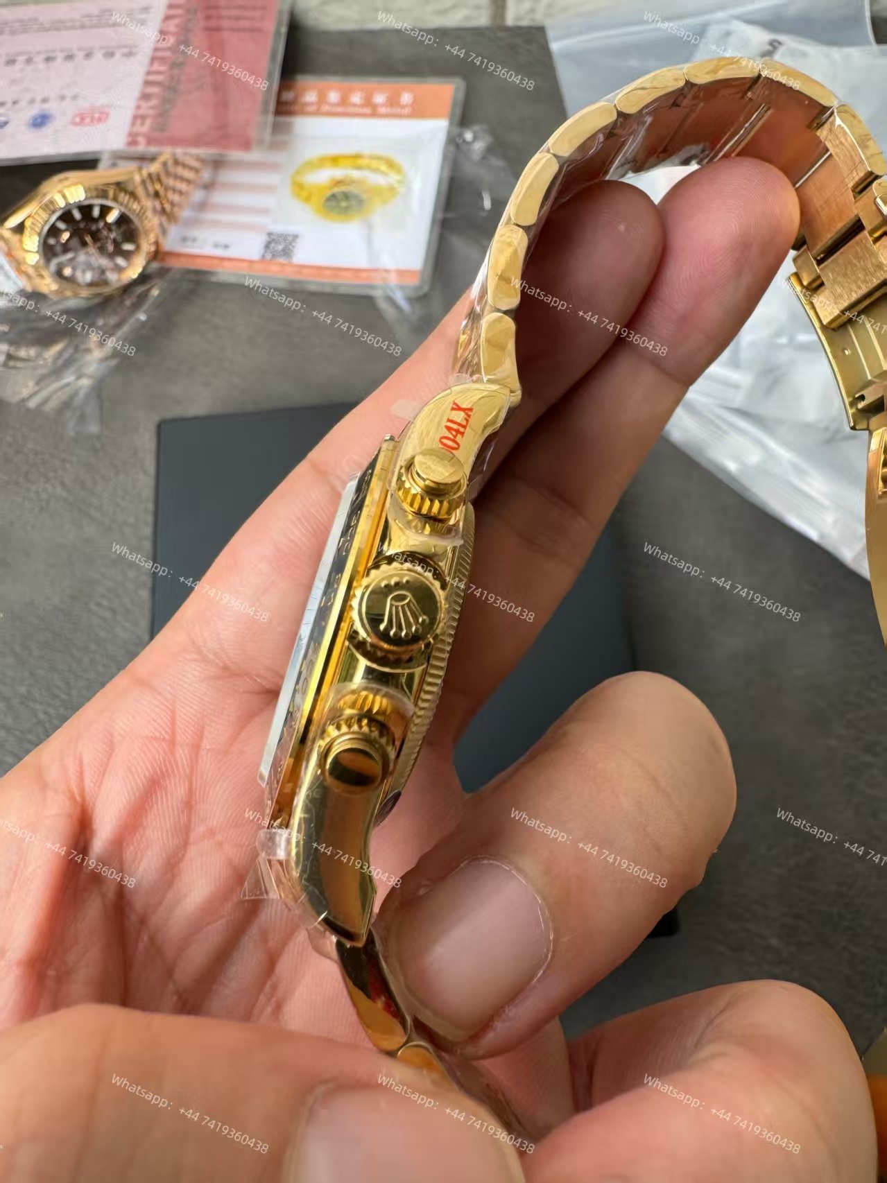 Rolex Super Clone Daytona Le Mans 126528LN Gold 4132 Movement