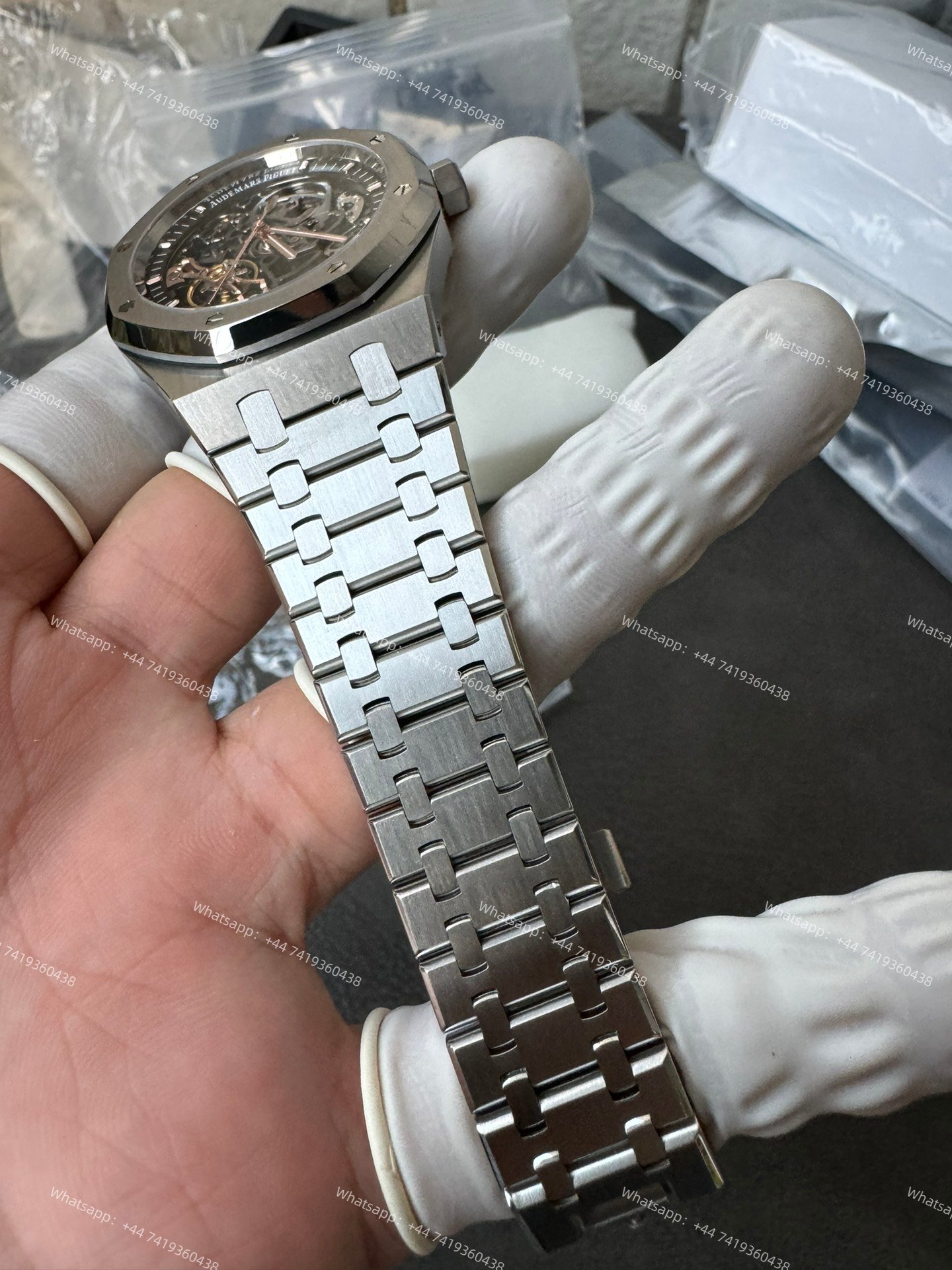 Audemars Piguet Super Clone Royal Oak 15407ST Skeleton Dial 41MM