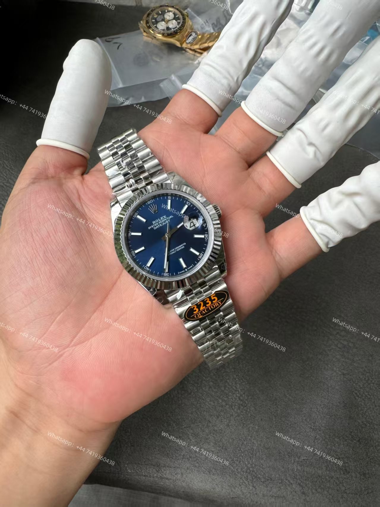 Rolex Datejust M126334 Blue Dial 1:1 Replica Jubilee 41MM 3235 Movement Super Clone Watch