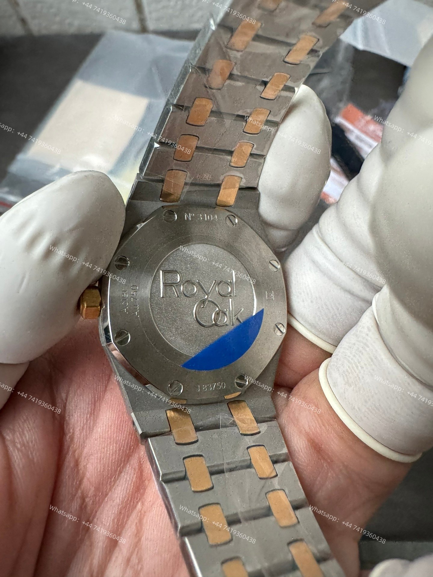 Audemars Piguet Super Clone Royal Oak 67651SR Rose Gold Diamond Bezel White Dial 33MM