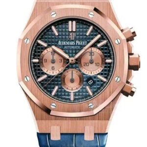 Audemars Piguet Super Clone Royal Oak Rose Gold Blue Dial 26331OR Chronograph