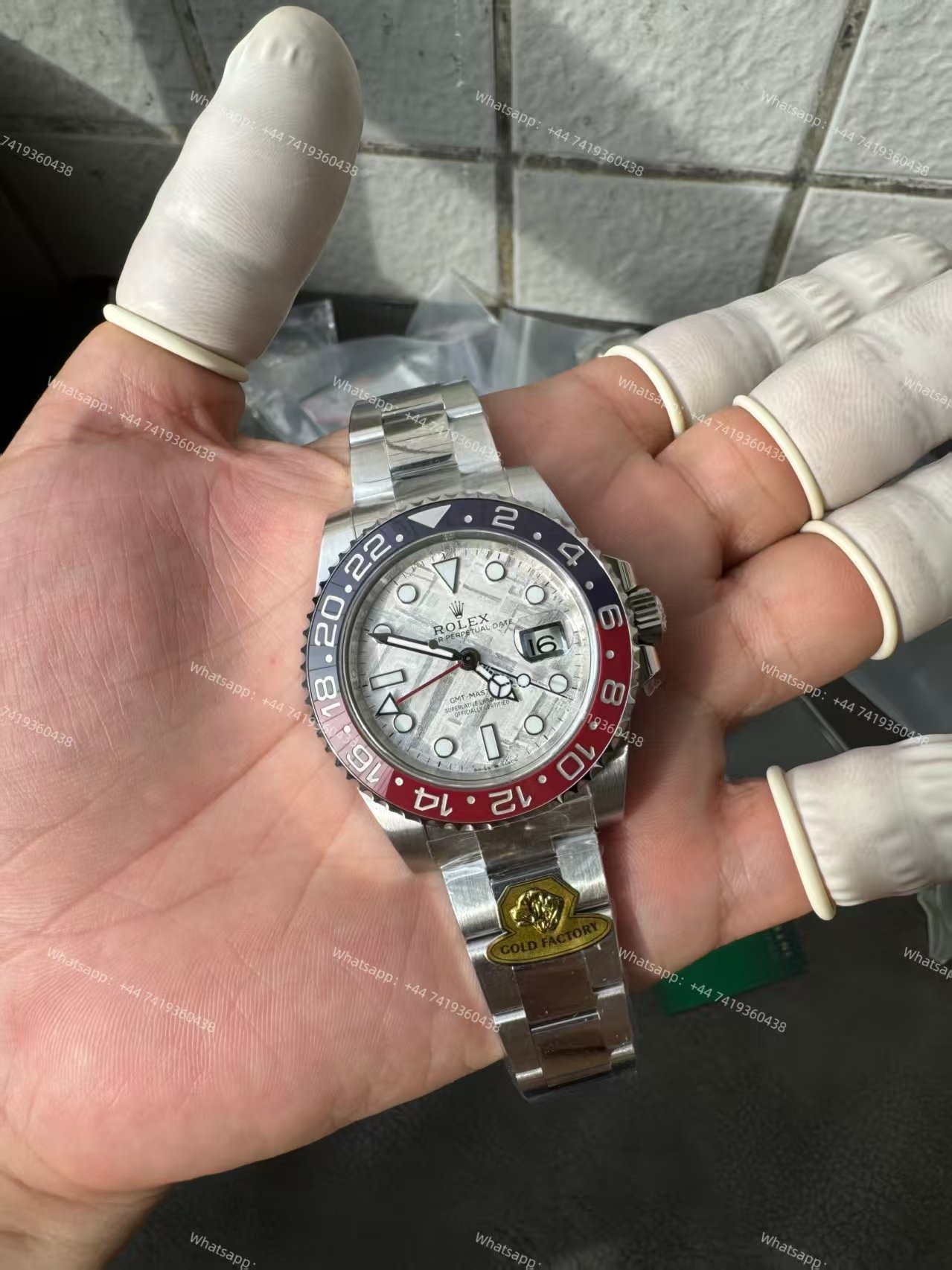 Rolex GMT Master II 1:1 Replica – M126719BLRO-0002 Meteorite Dial Pepsi Bezel 3285 Movement Super Clone Watch