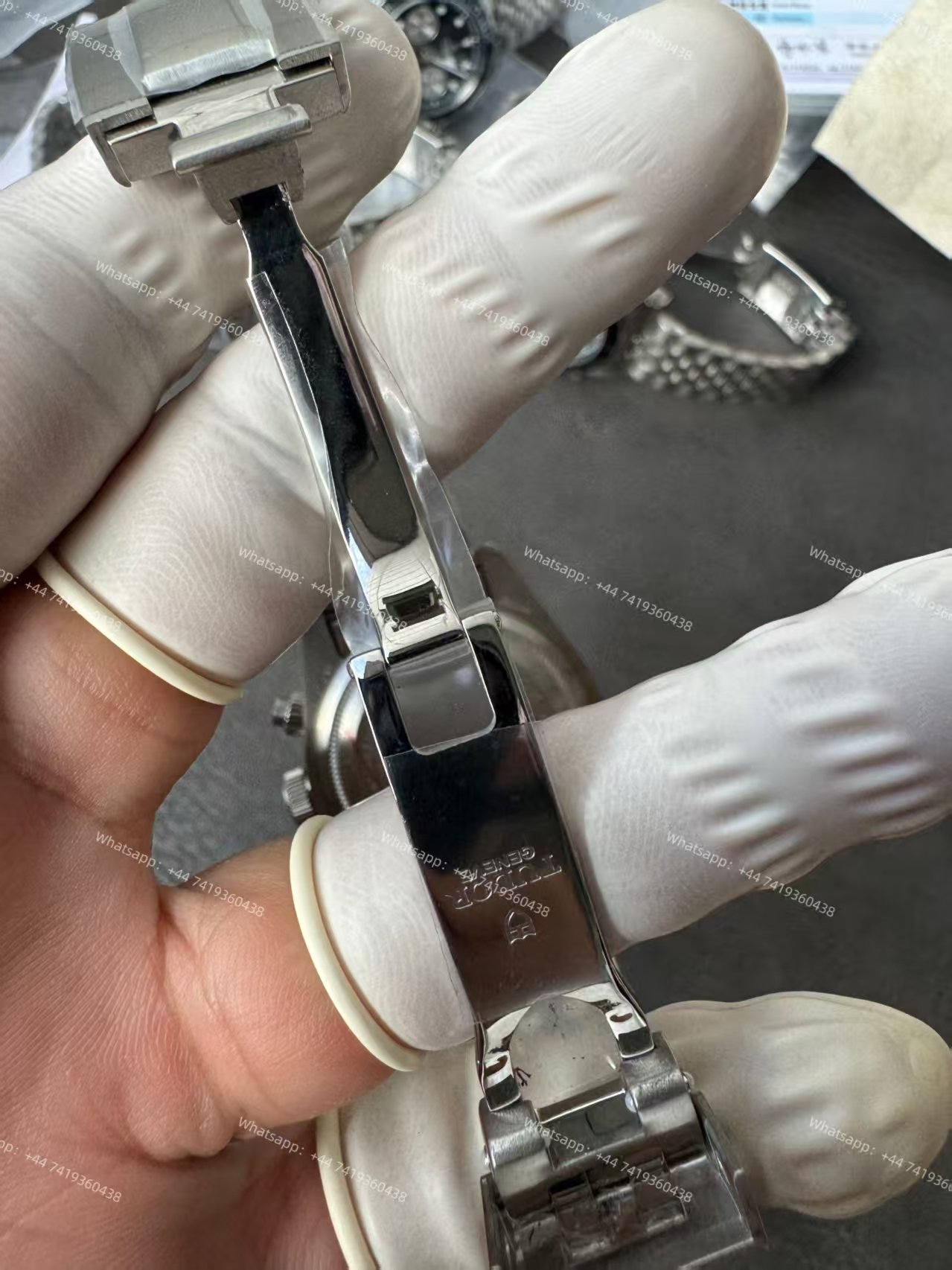 Tudor Super Clone Black Bay Chronograph M79360N-0019 Pink Dial