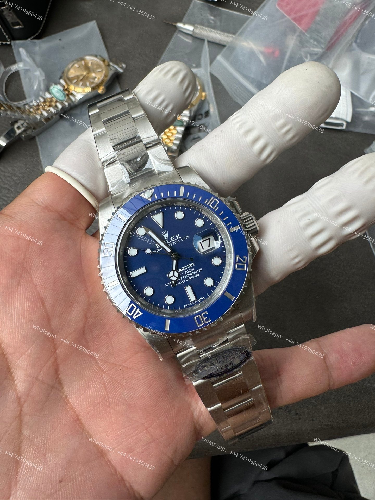 Rolex Submariner 116619LB Smurf 1:1 Replica – Blue Dial Blue Bezel 3135 Movement 40mm Super Clone