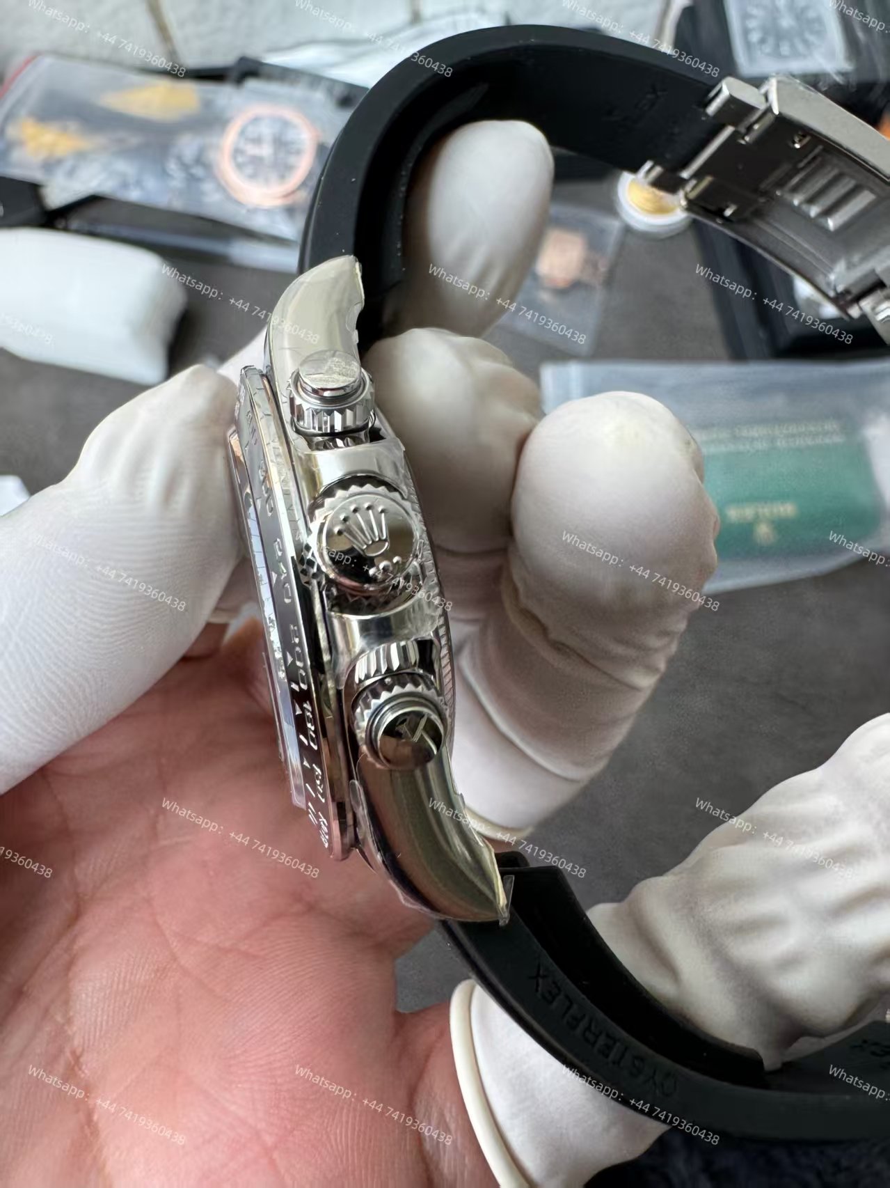 Rolex Super Clone Daytona M126519LN-0004 Diamond Dial 4131 Movement