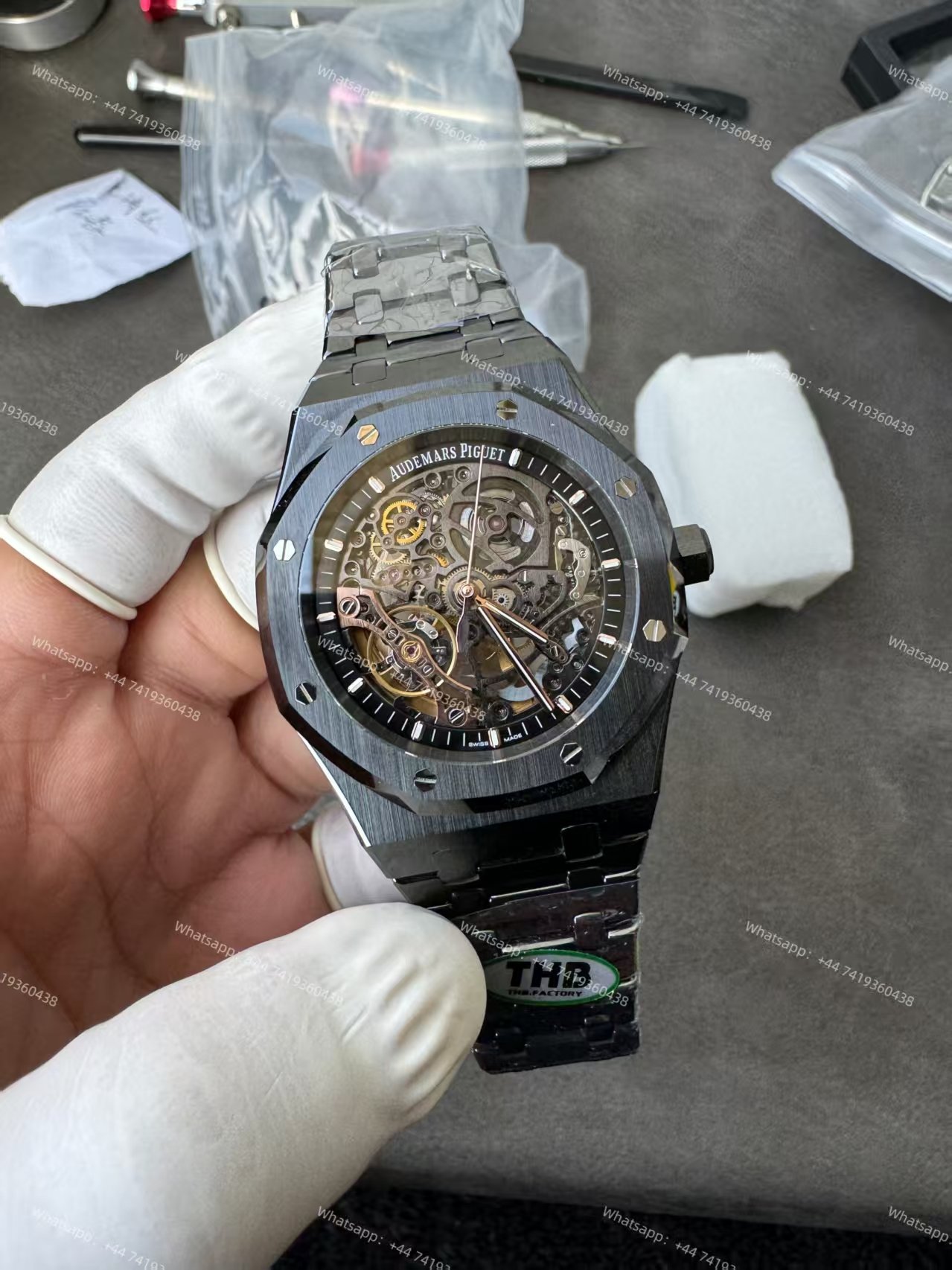 Audemars Piguet Super Clone Royal Oak 15407 Ceramic Skeleton Dial 41MM