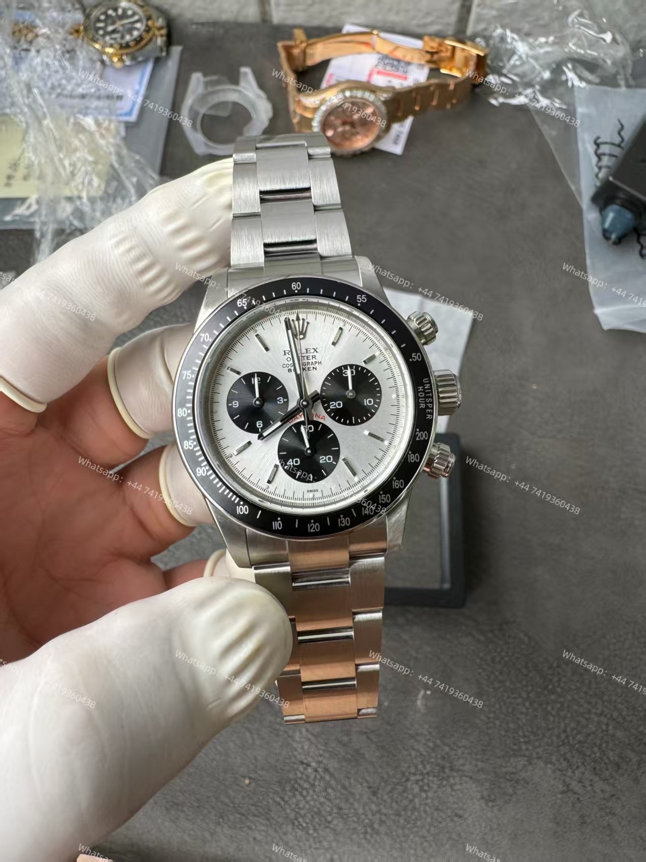 Rolex Daytona 116500 Panda Customization Blaken Paul Newman 4130 Movement Best Super Clone
