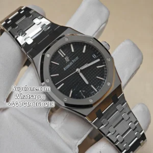 Audemars Piguet Super Clone Royal Oak 15500 Black Dial 41MM (1) Audemars Piguet Super Clone Royal Oak 15500 Black Dial 41MM