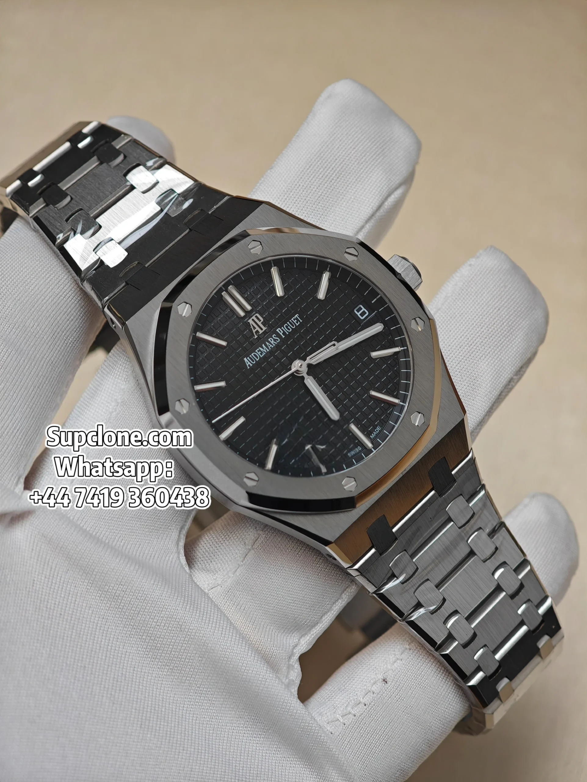 Audemars Piguet Super Clone Royal Oak 15500 Black Dial 41MM
