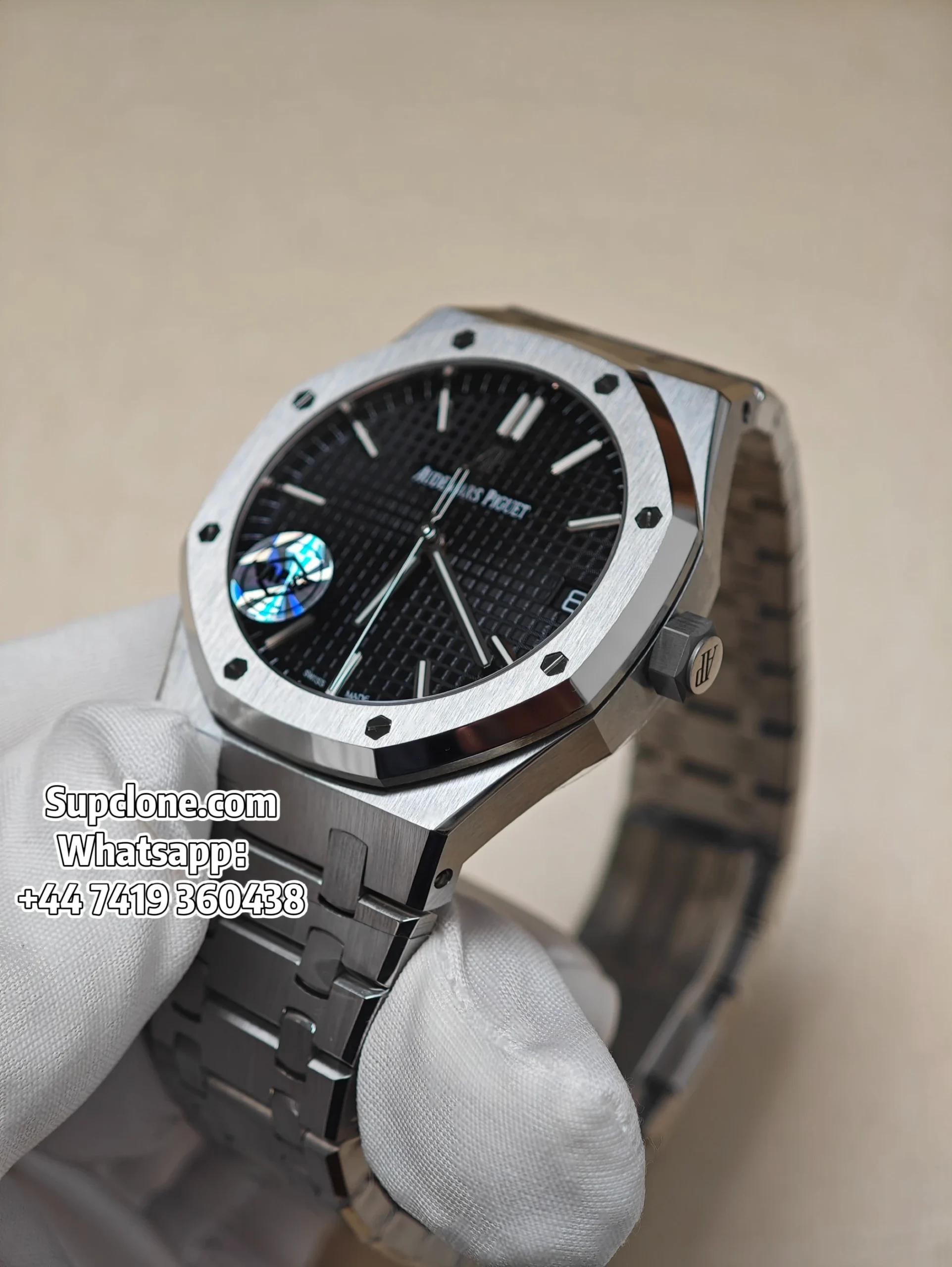 Audemars Piguet Super Clone Royal Oak 15500 Black Dial 41MM