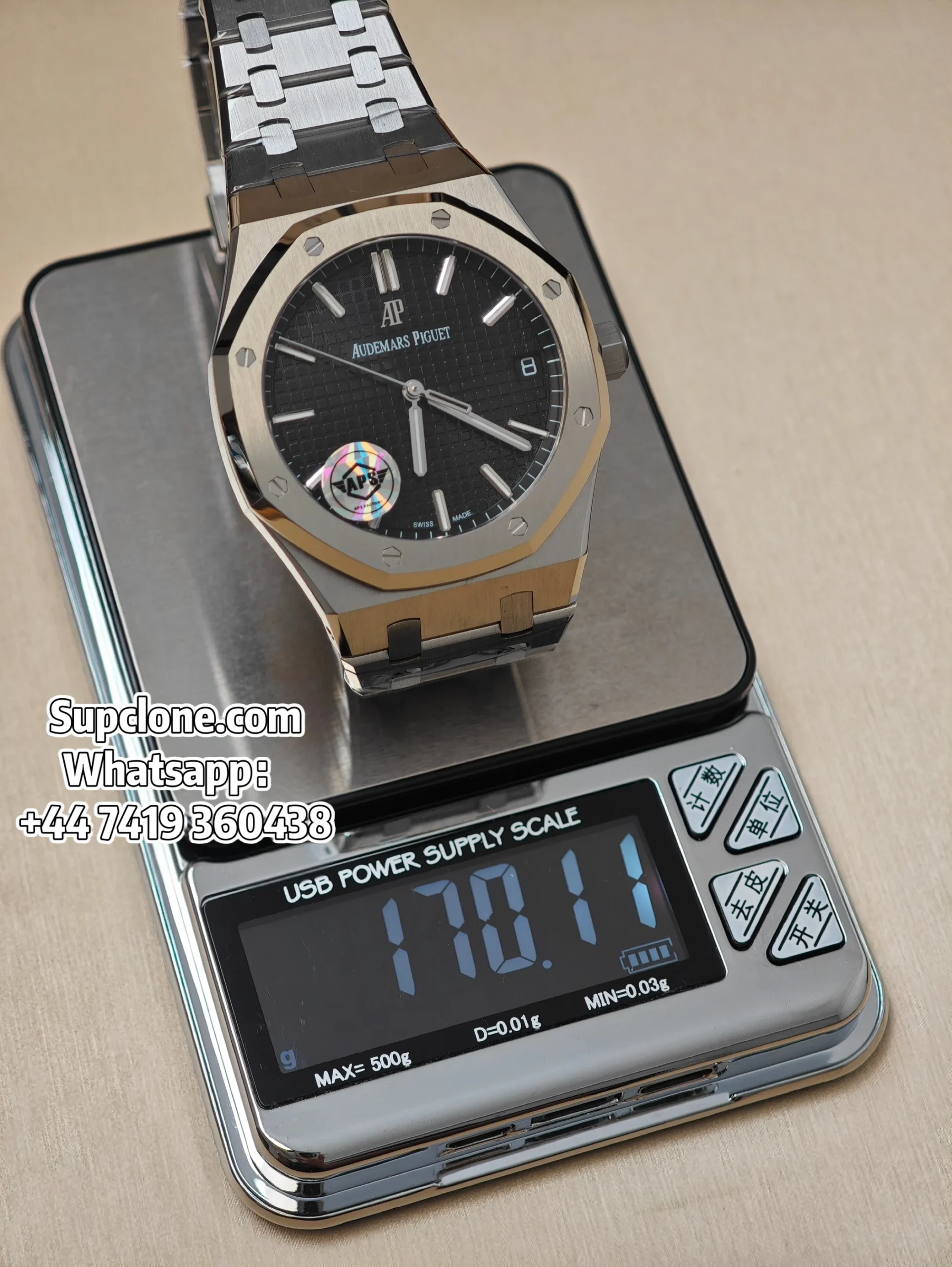 Audemars Piguet Super Clone Royal Oak 15500 Black Dial 41MM
