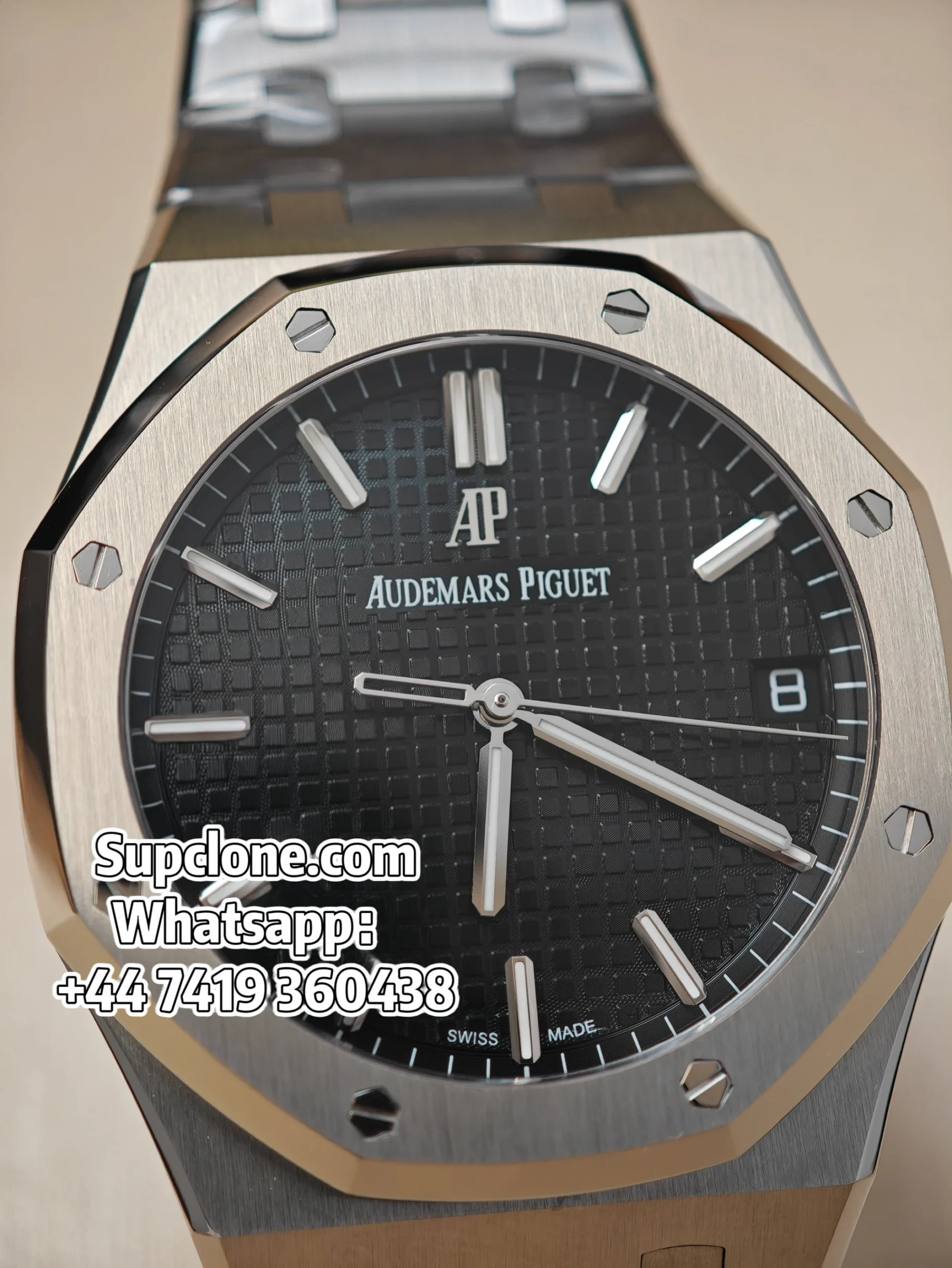 Audemars Piguet Super Clone Royal Oak 15500 Black Dial 41MM