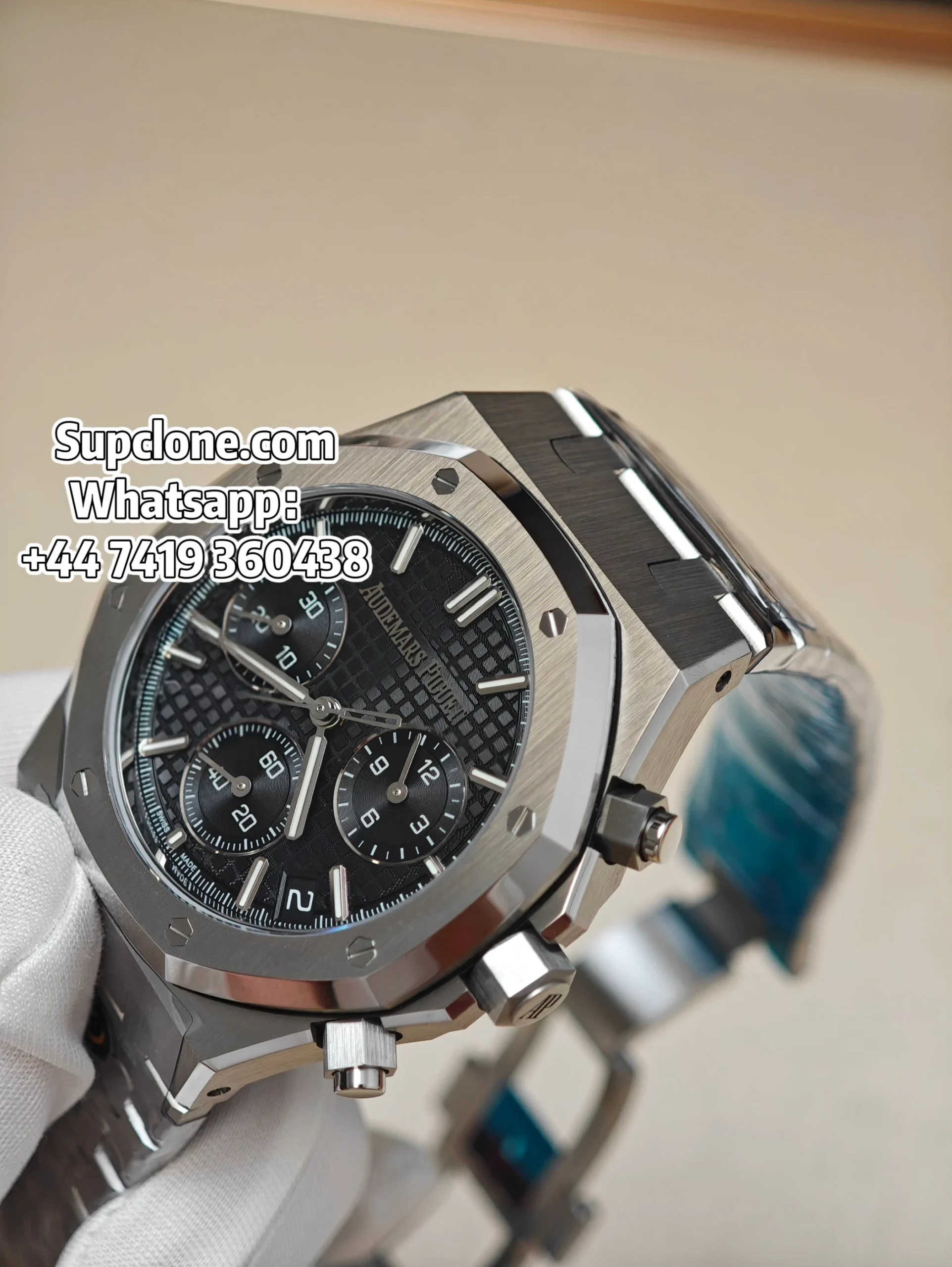 Audemars Piguet Super Clone Royal Oak Black Dial 26240 Chronograph 41mm