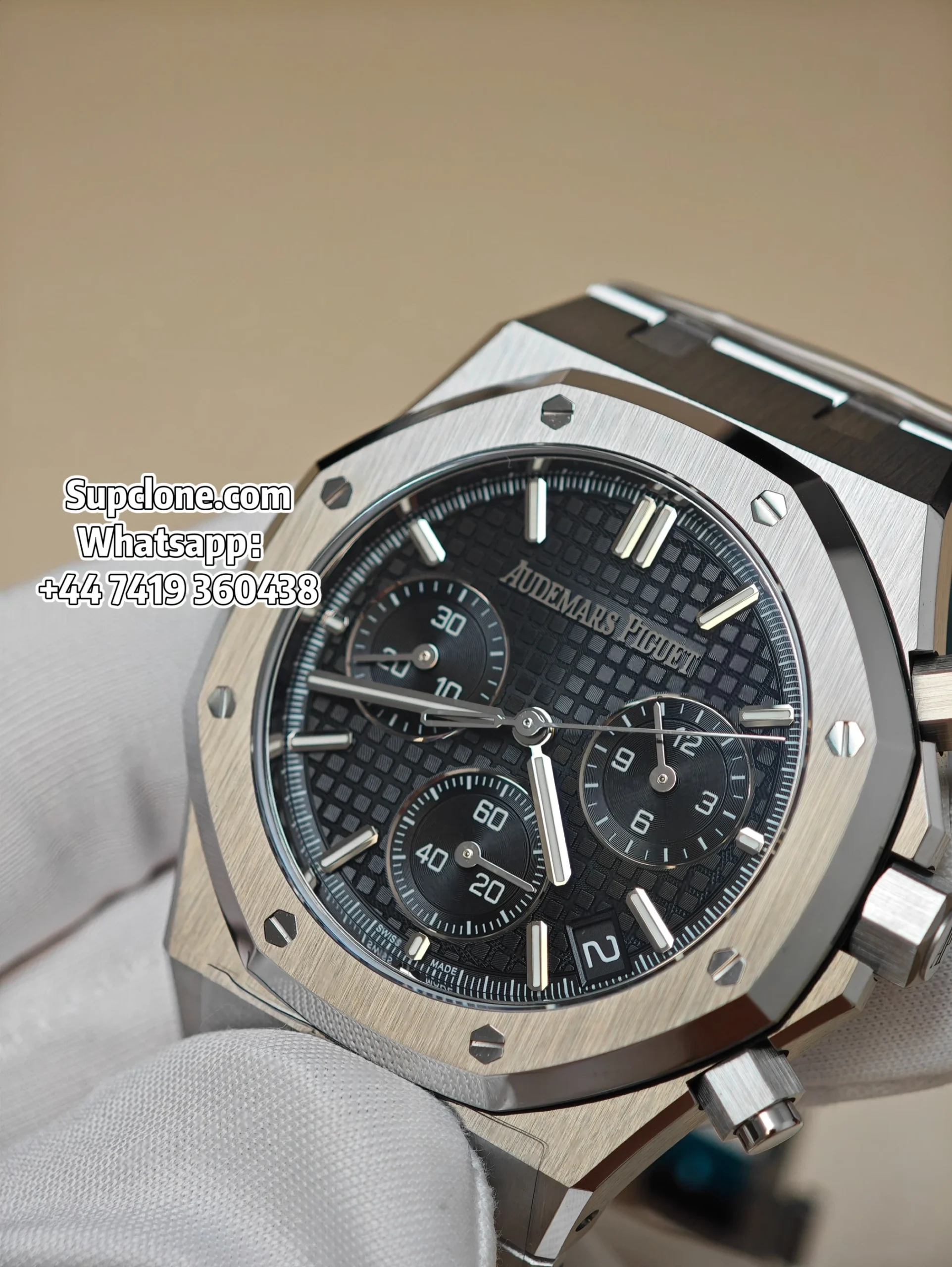 Audemars Piguet Super Clone Royal Oak Black Dial 26240 Chronograph 41mm